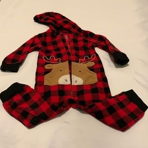 Carter’s Red & Black Onesies 18 months